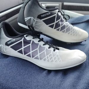 Men's Black and White Athletic Shoes